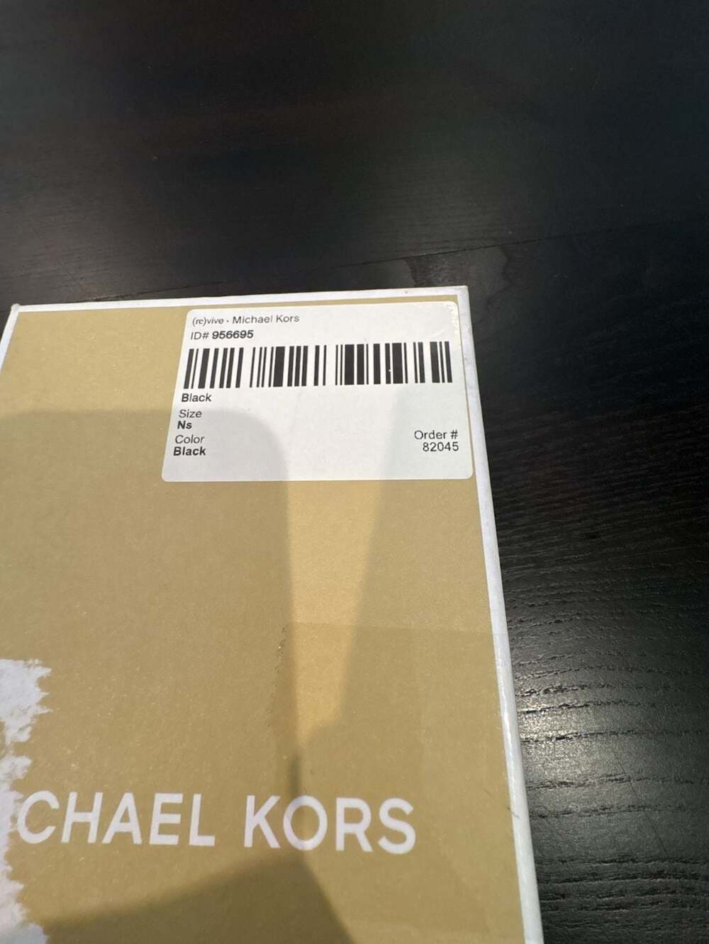 Michael Kors Reversible MK Logo Belt Set 2 in 1 (in 4 in 1 box) NEW black Canvas